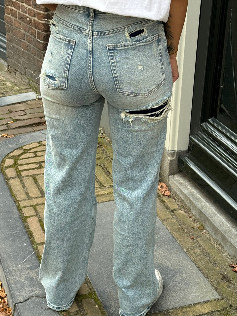 Chels Jeans met Stretch - Blue 1