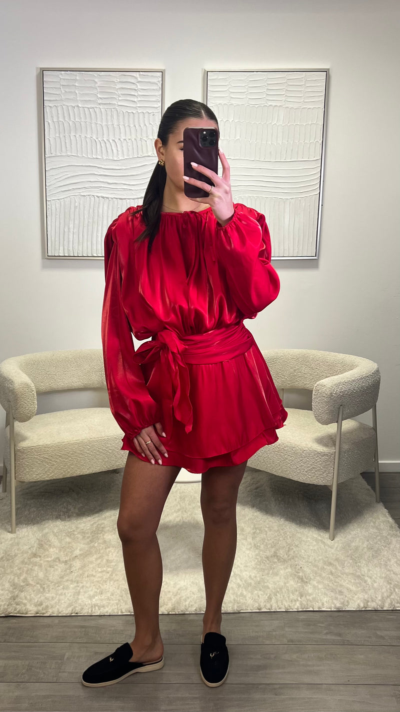 Marie Dress - Red