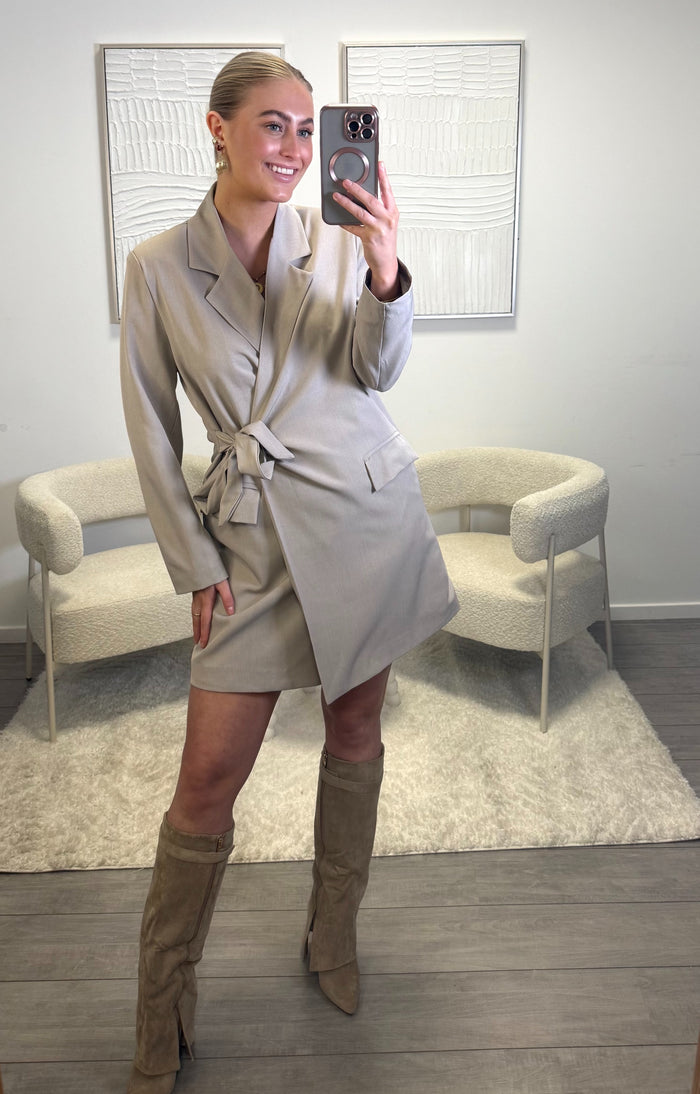 Bobbie Dress - Taupe