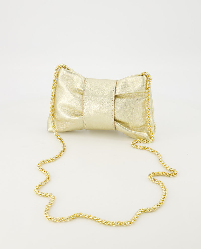 Bowi Metallic Bag - Gold