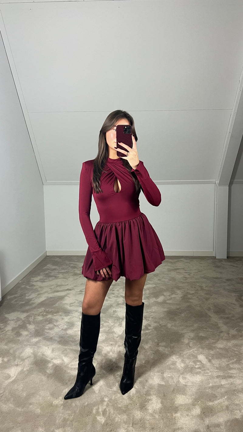 Lize Dress - Bordeaux